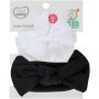 Clicks Headsband Black & White 2 Pack