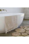 Turkish Cotton Towel - Fresh - Charcoal Stripe
