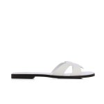 Filled Heart Mule -white