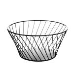 Blk Fruit Basket Metal