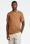 G-star Raw Dunda Slim Stripe Polo Ss Premium Stretch Pk O - Chipmunk