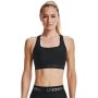 Under Armour Women's Mid Crossback Sports Bra - Black - LG