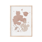 Nude Splatters 3 Art Print - A3