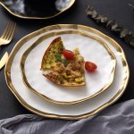 Nordic Dish Plate Household Whole Ceramic Tableware