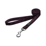 Rogz Pet Products Rogz Alpinist Large 20MM K2 Fixed Dog Lead - Purple Rogz