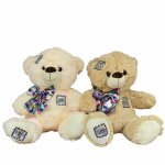 Plush Bear With Metallic Bow 36CM