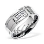 C596-C29071 - Men's Stainless Steel Ring - Size 10