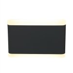 Ailias LED Aluminium Wall Light Black