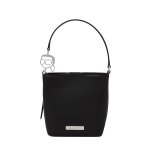 Ikon Smooth Bucket Bag -black
