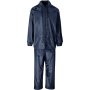Weather Polyester/pvc Rainsuit Navy