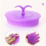 1PCS Shampoo Brush Scalp Massage Shampoo Brush Hair Washing Brush Bathing Tool Random Color