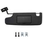 Levanlight Left Driver Side Sun Visor Black Compatible With Jeep Wrangler Jk 2007-2018 Replaces 6CJ07DX9AA