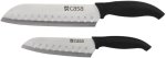 Napoli Santoku Set 2PIECE Stainless Steel Knife Kitchen Tool Set