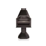 800 Freestanding Super Deluxe Braai Includes 2M Flue And Cowl
