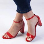 Madison Ladies Heel - Red - 8