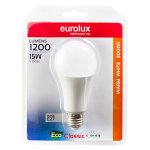 Eurolux A65 Complimentary E27 LED Globe 15W 3000K Blister Single