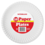 Paper Plates 20 Pack