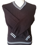 Genius Brown And White Striped Jersey - Unisex
