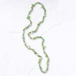 Glass Beaded Necklace - Forest Green Free