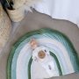 Themed Shaped Playmat MINI Carpet Rainbow Shaped Greens