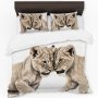 Playful Prowess Lion Cubs Duvet Cover Set By Nathan Pieterse Double