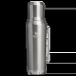 Stanley The Ideal Mat Bottle – Stainless Steel Ash