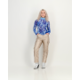 Metallic Cargo Pants In Mink - 2XL