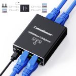 Cablegeeker Ethernet Splitter 1 To 3 Upgrade 1000MBPS High Speed Ethernet Cable Splitter 3 Devices Simultaneous Networking RJ45