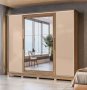 Esteban 4 Doors With 4 Drawers Wardrobe And Mirror