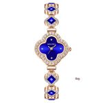 Lucky Four-leaf Clover: Vintage-modern Emerald Ladies' Watch