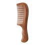 Hair Comb Authentic Aged Peach Wood Portable Small Fine Teeth