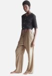 Linen-blend Trousers - Beige