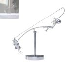 The Fisherman Balancing Sculpture Kinetic Fishing Sculpture Metal Fishing Statue Fishing Rod Balance Art 1 PC