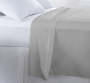 200 Thread Count Cotton Rich Percale Flat Sheet Light Grey - King 270X270CM