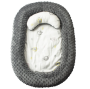 Kakiblin Folding Baby Newborn Baby Cradle - Dark Grey