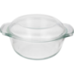@home Home Discovery Curve Round Glass Casserole 2.8L