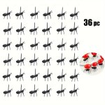 36PCS Ant-shaped Plastic Toothpicks - Reusable Fruit & Dessert Picks For Parties Cake & Snack Forks