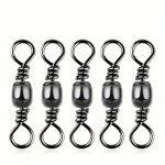 50PCS Barrel-shaped Swivel High-speed 8-SHAPED Ring Fishing Connector Fishing Accessories