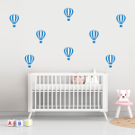 Hot Air Balloon Pattern - Blue