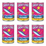 Lucky Star Pilchards In Hot Chilli Sauce 400G Pack Of 6