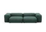Two Module Sofa - Linen - Forest - 272CM X 115CM