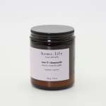 Luxury Scented Candle With Lid Rose & Chamomile