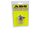 Padlock Brass 25MM 1 On Abs Card