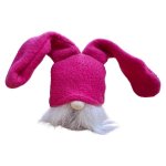 Felt Gnome With Fluffy Tail Pink 24CM