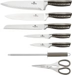 8 Piece Carbon Steel Chefs Utility Bread Steak BH-2461