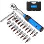 21 Pieces 2-24NM Torque Wrench Set 1/4 Drive - Bike Torque Tool Kit
