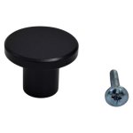 Metal Sphere Cabinet Knob 30MM Black