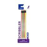 Marlin Scribbler Pastel Hb Graphite Pencils 4S