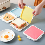Portable Reusable Silicone Sandwich Crisper