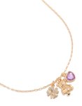 Goldair Gold Teddy Bear & Heart Necklace